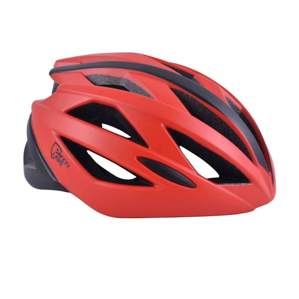 Safety Labs Xeno Road Cycling Helmet (Matte Red) | Cycling Gears Hub