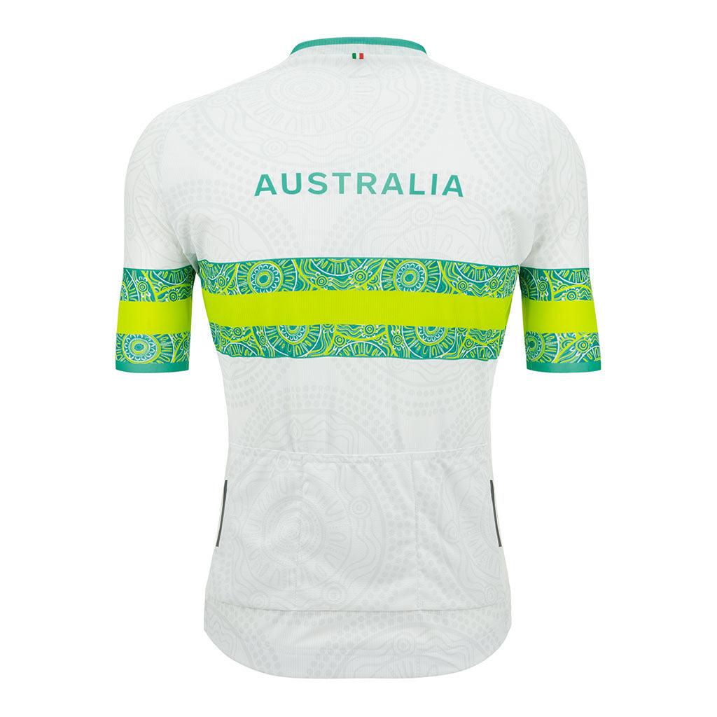 Santini Australia National Team Mens Cycling Jersey (Print) | Cycling Gears Hub