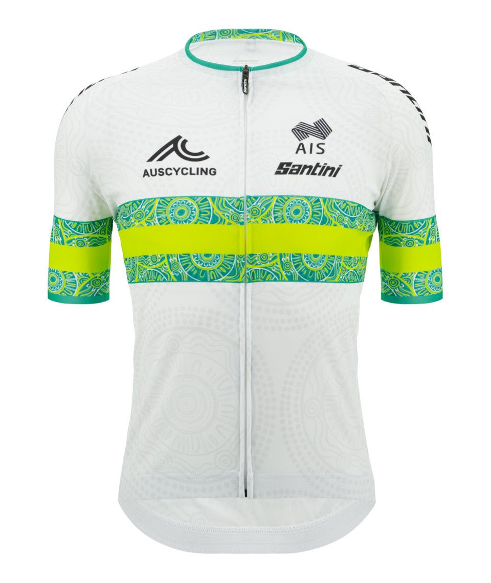 Santini Australian National Team Men's Cycling Jersey (Print) | Cycling Gears Hub - Cycling Gears Hub