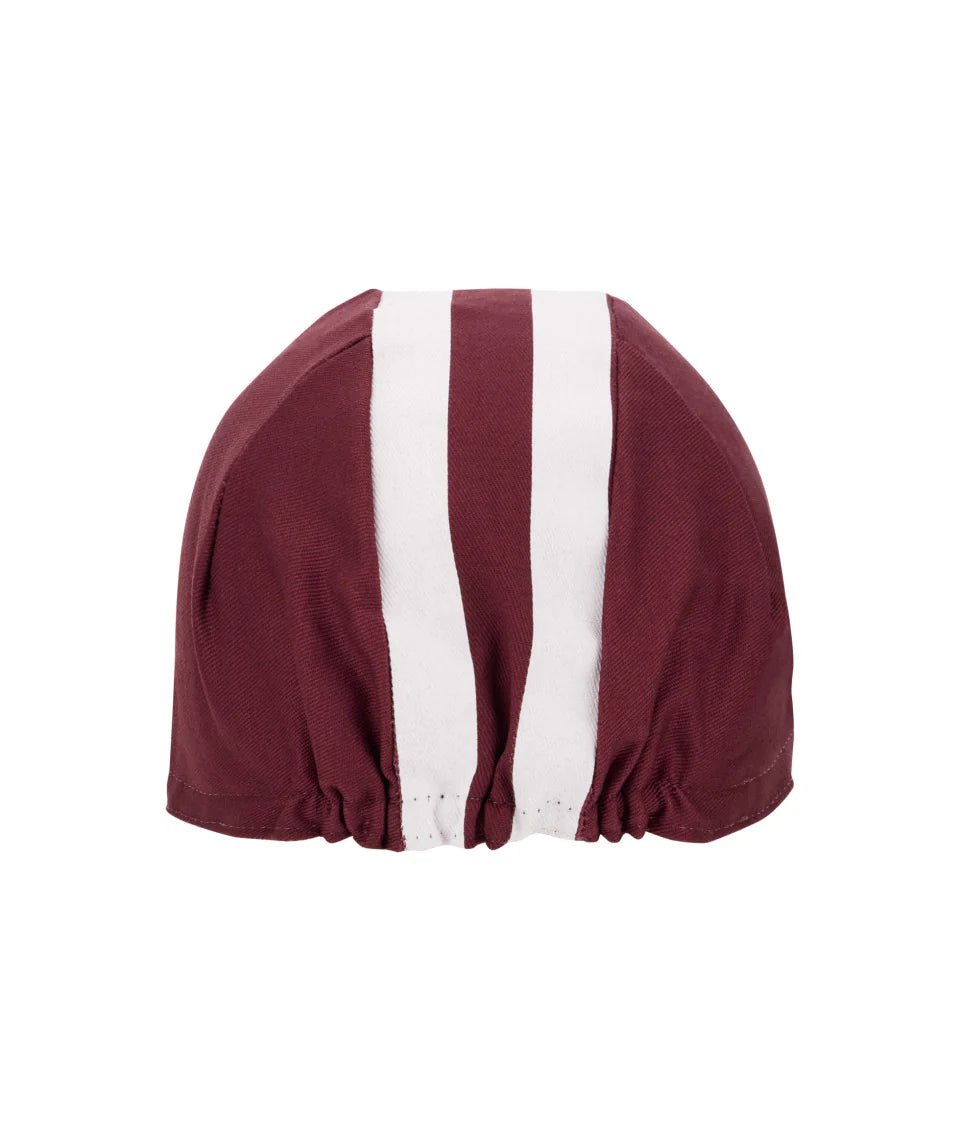 Santini Bengal Burgundy Unisex Cycling Cap – Breathable Cotton Summer Ride Companion - Cycling Gears Hub