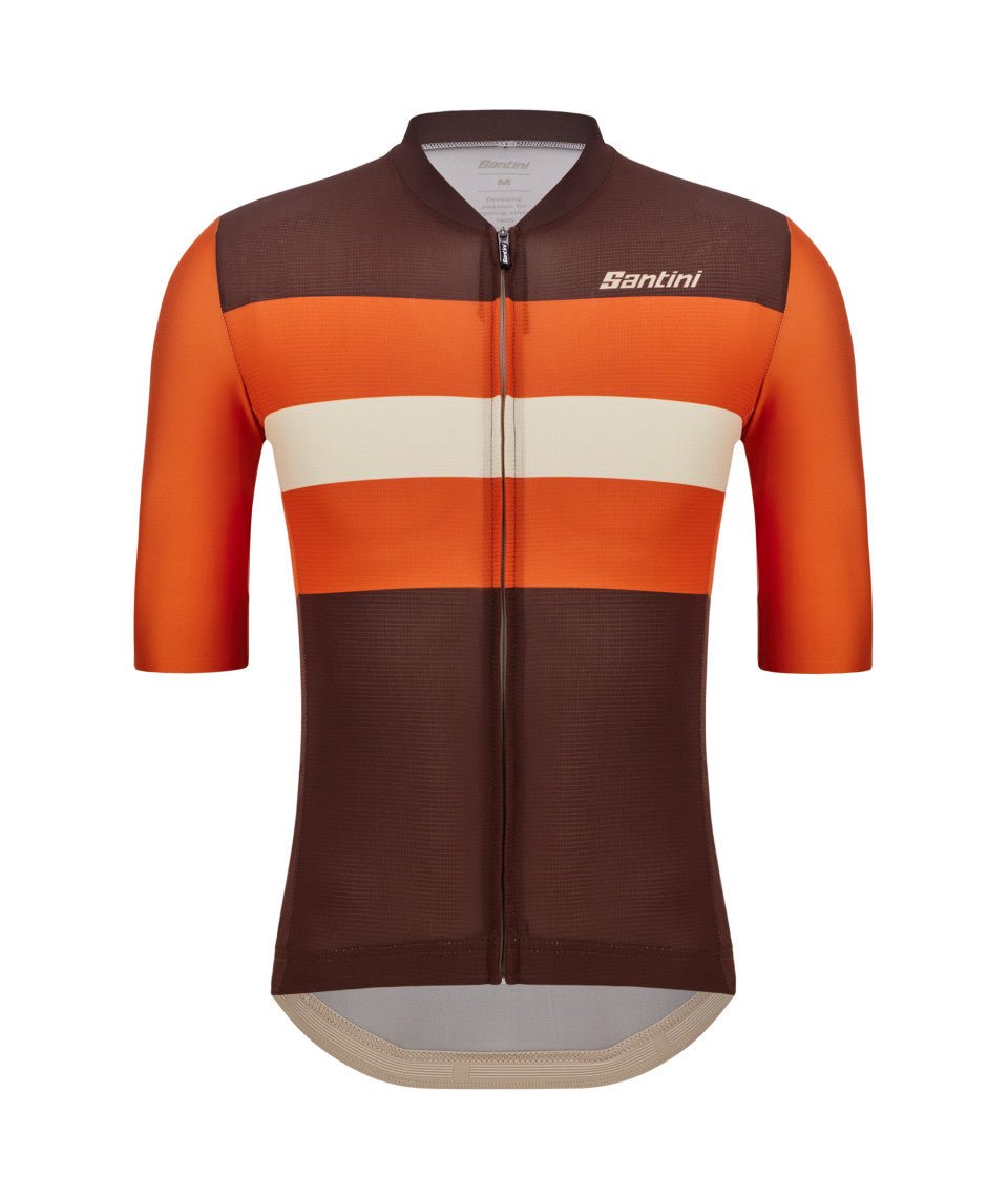 Santini Bengal Unisex Cycling Jersey (Rust) | Cycling Gears Hub - Cycling Gears Hub
