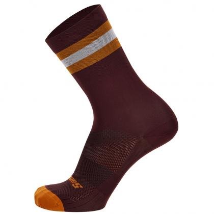 Santini Bengal Unisex Cycling Socks (Burgundy) | Cycling Gears Hub - Cycling Gears Hub