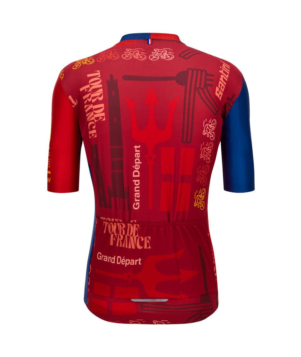 Santini Bologna Men's Cycling Jersey (Print) | Cycling Gears Hub