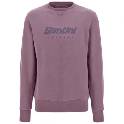 Santini Branded Unisex Full Sleeve Sweatshirt (Pink) | Cycling Gears Hub - Cycling Gears Hub