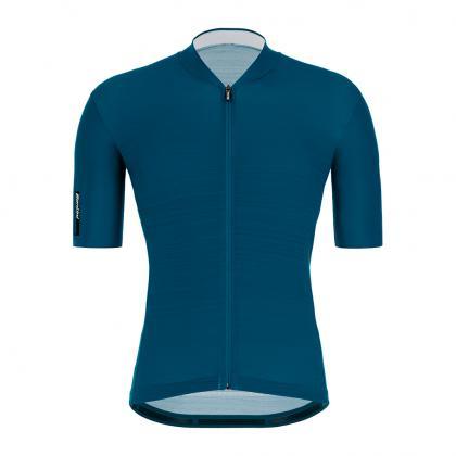 Santini Colore Mens Cycling Jersey (Teal) | Cycling Gears Hub