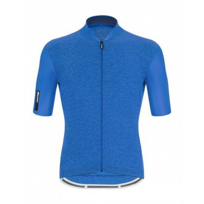 Santini Colore Puro Mens Cycling Jersey (Royal Blue) | Cycling Gears Hub