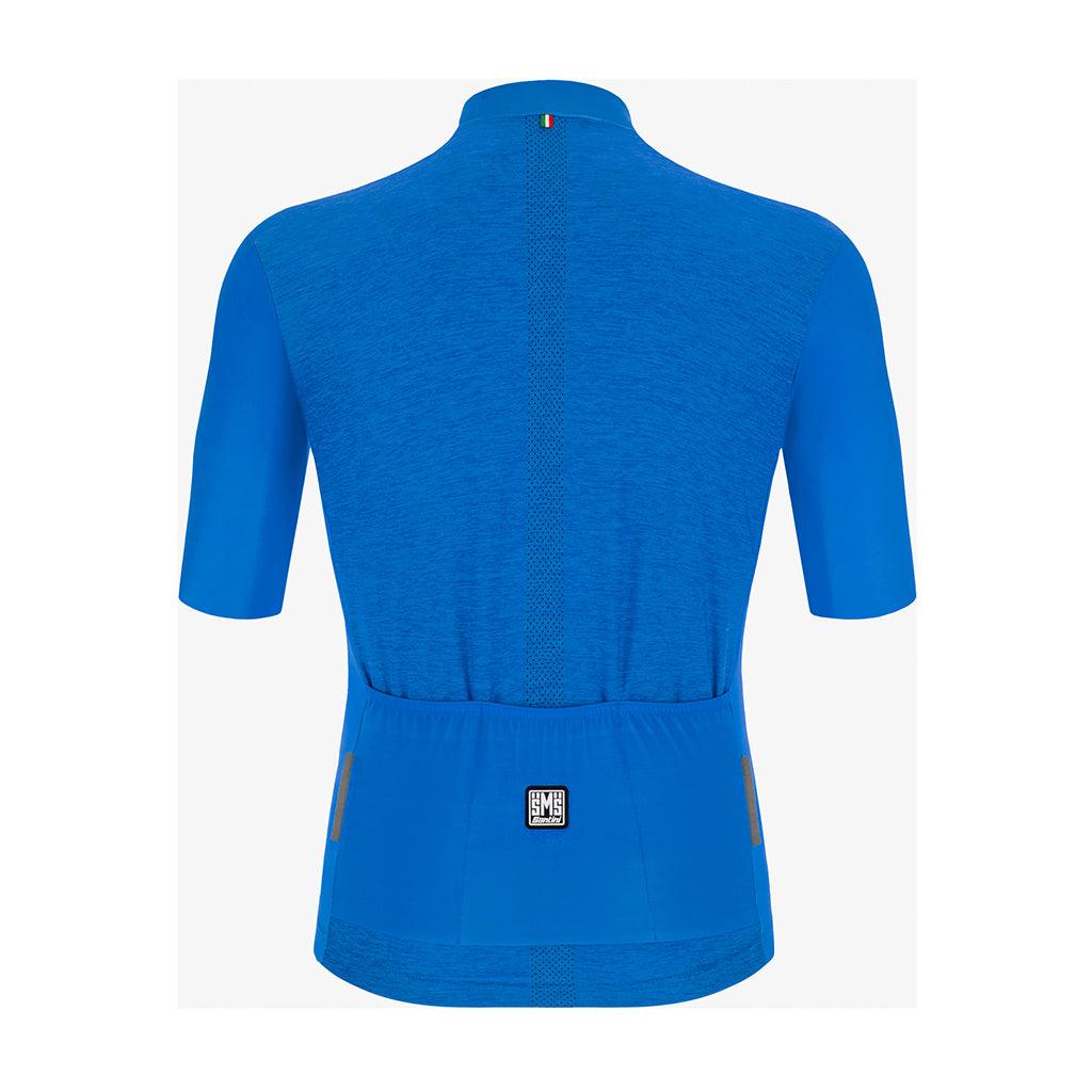 Santini Colore Puro Mens Cycling Jersey (Royal Blue) | Cycling Gears Hub