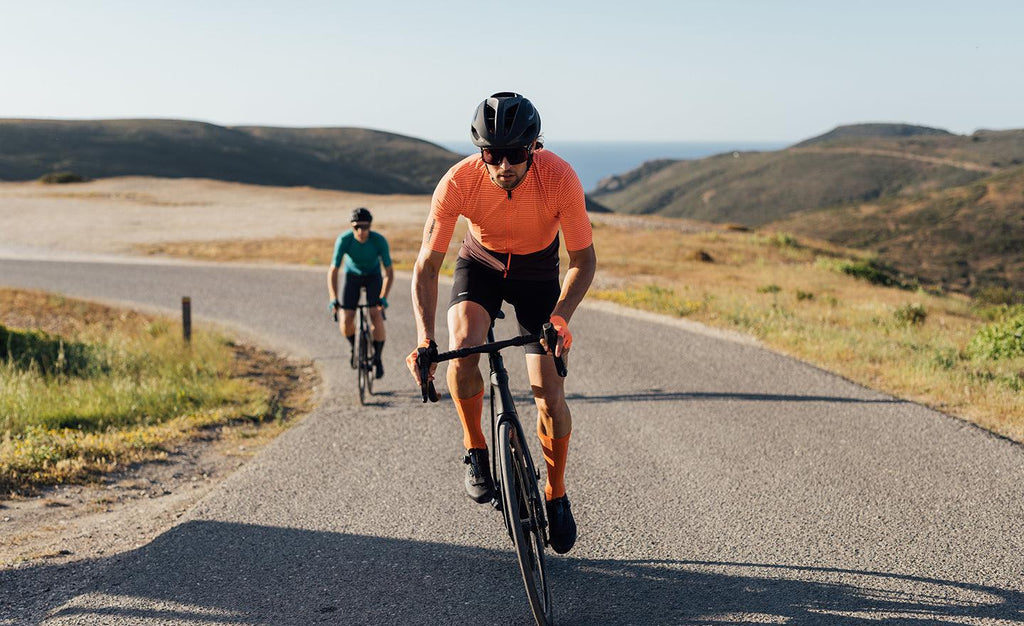 Santini Colore Riga Mens Cycling Jersey (Orange) | Cycling Gears Hub