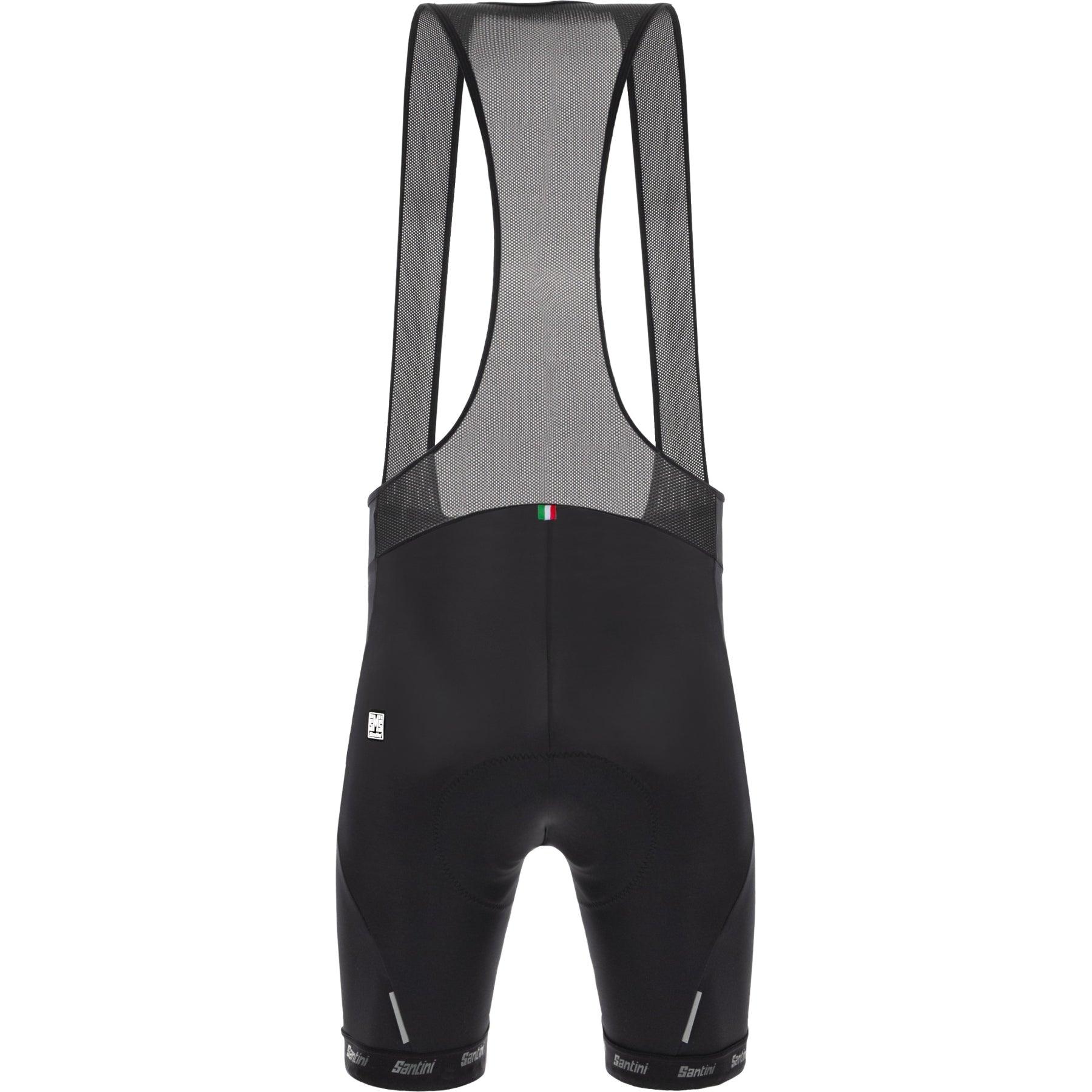 Santini Cubo Mens Cycling Bibshorts (Black) | Cycling Gears Hub