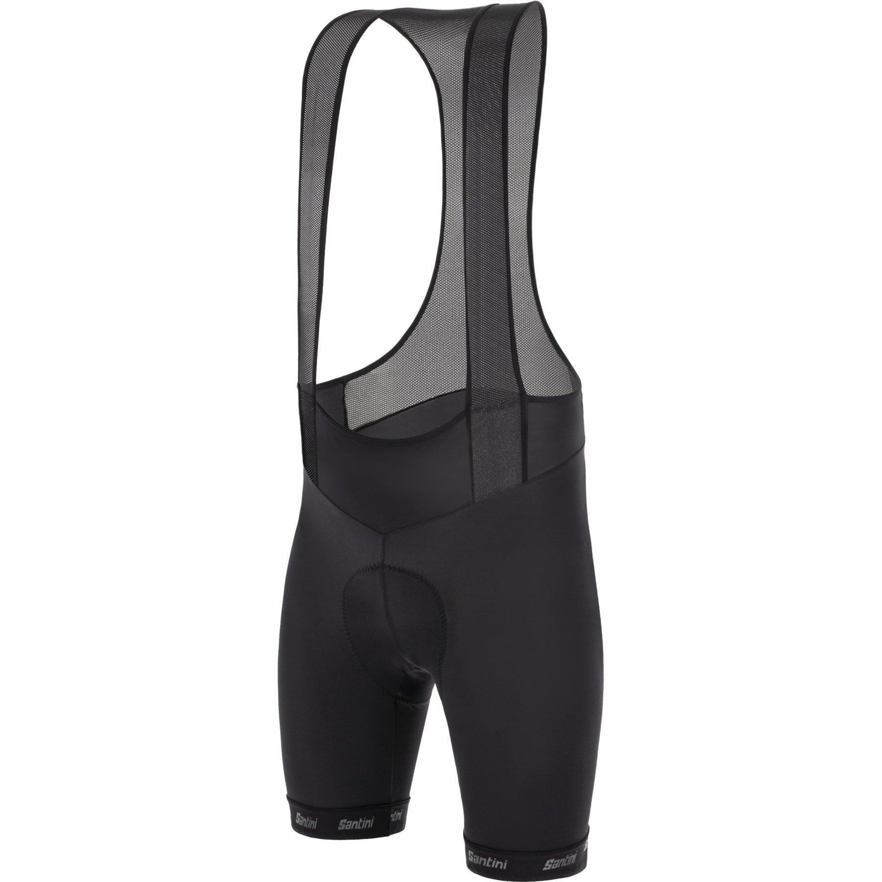 Santini Cubo Mens Cycling Bibshorts (Black) | Cycling Gears Hub