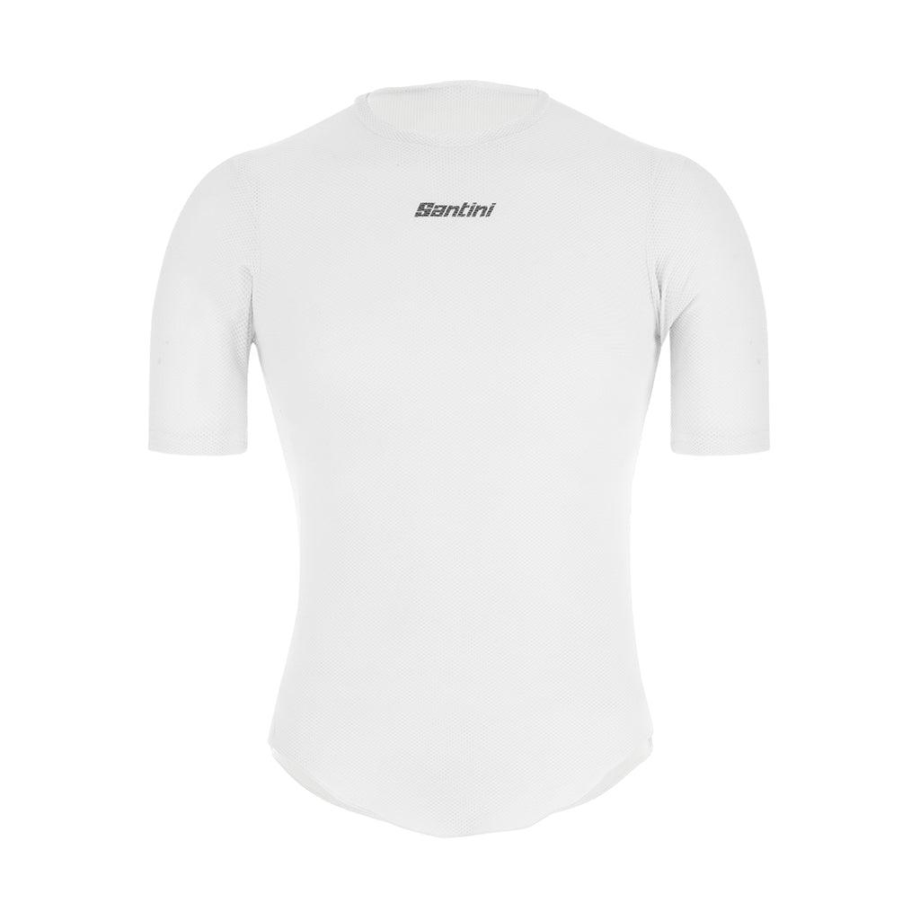 Santini Delta Cooling Mens Cycling Baselayer (White) | Cycling Gears Hub - Cycling Gears Hub