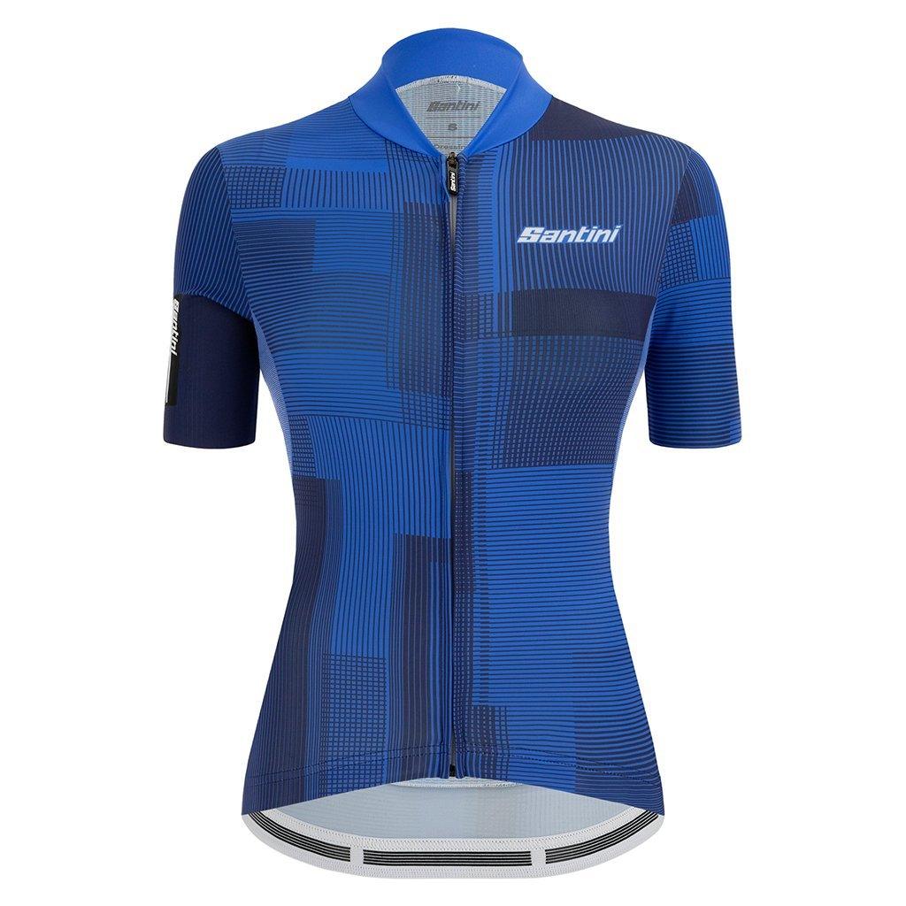 Santini Delta Kinetic Women's Cycling Jersey (Blue) | Cycling Gears Hub