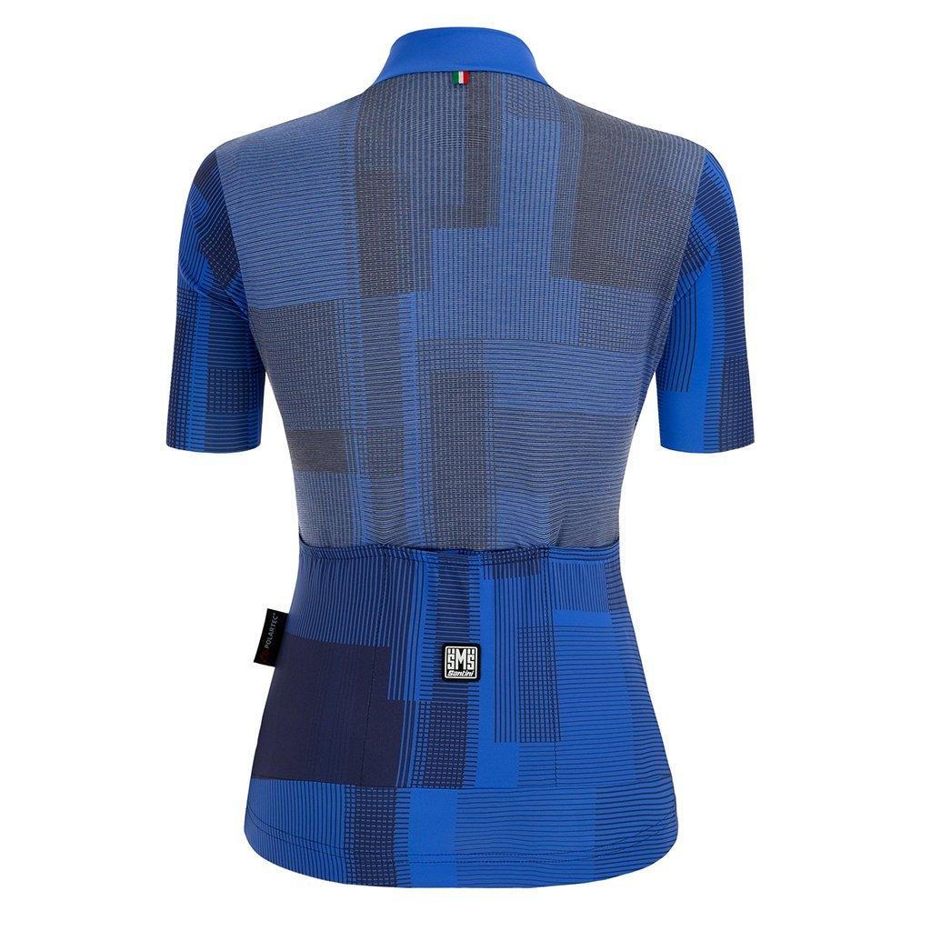 Santini Delta Kinetic Women's Cycling Jersey (Blue) | Cycling Gears Hub