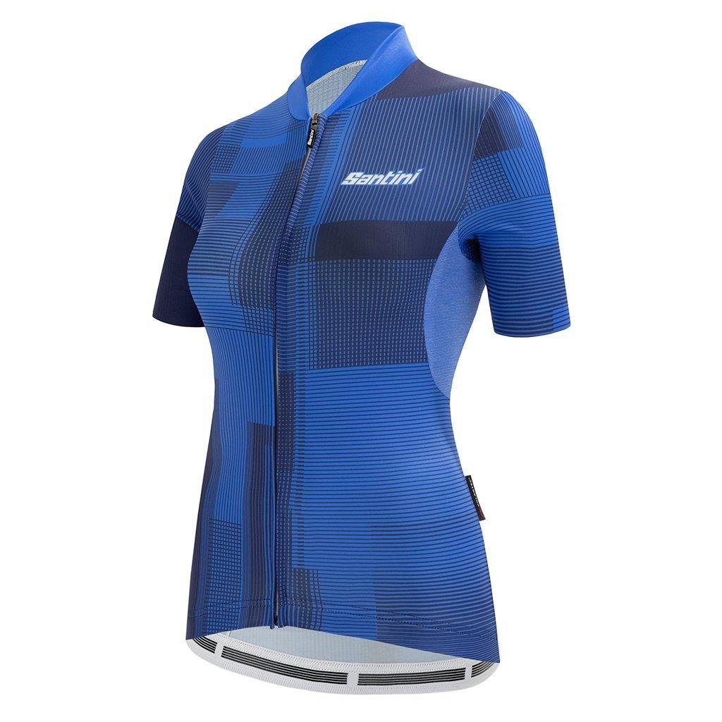 Santini Delta Kinetic Women's Cycling Jersey (Blue) | Cycling Gears Hub