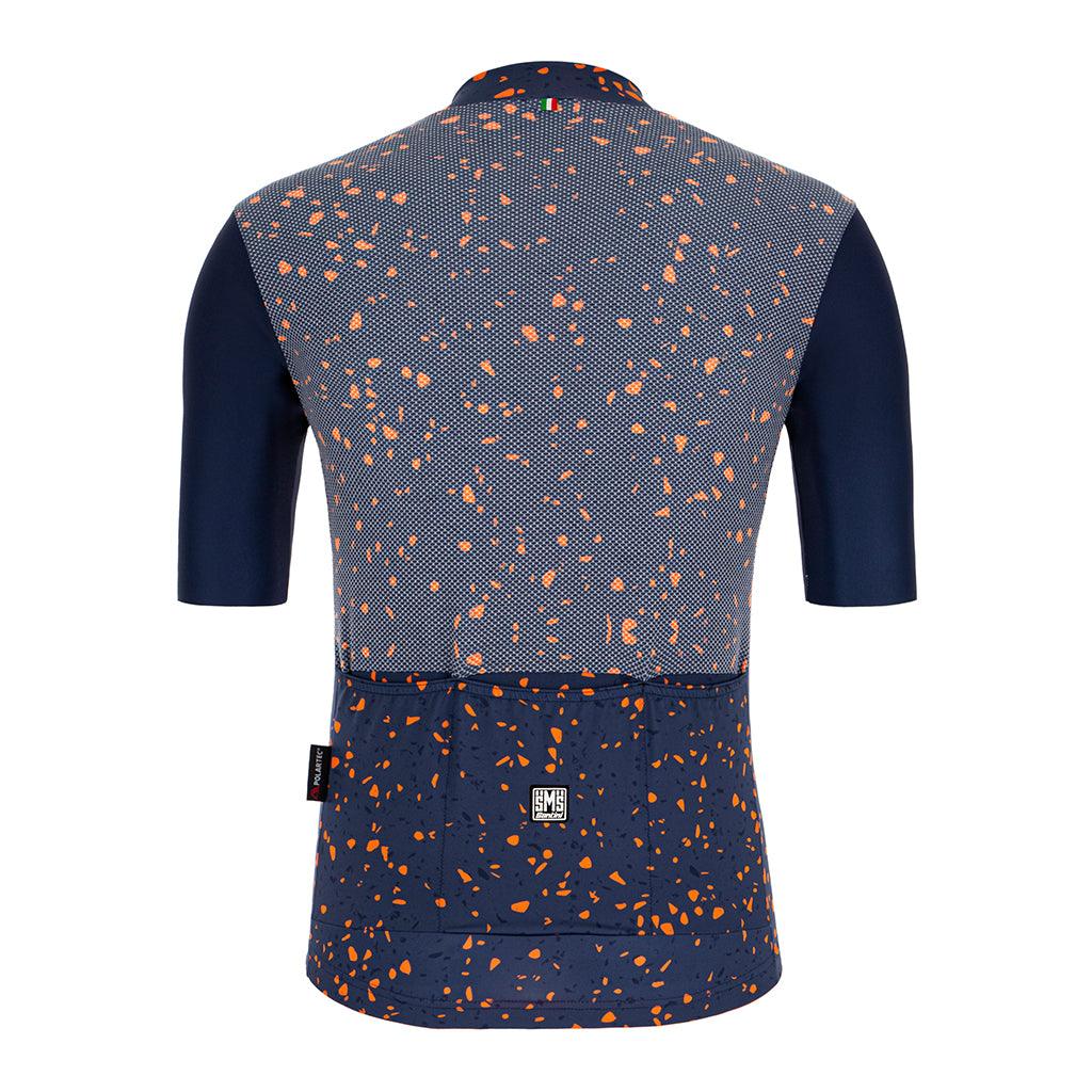 Santini Delta Pietra Mens Cycling Jersey (Blue) | Cycling Gears Hub