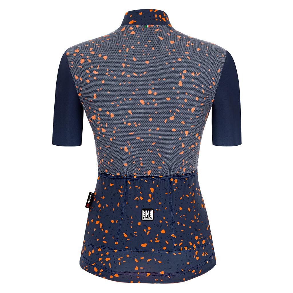 Santini Delta Pietra Women's Cycling Jersey (Nautica Blue) | Cycling Gears Hub