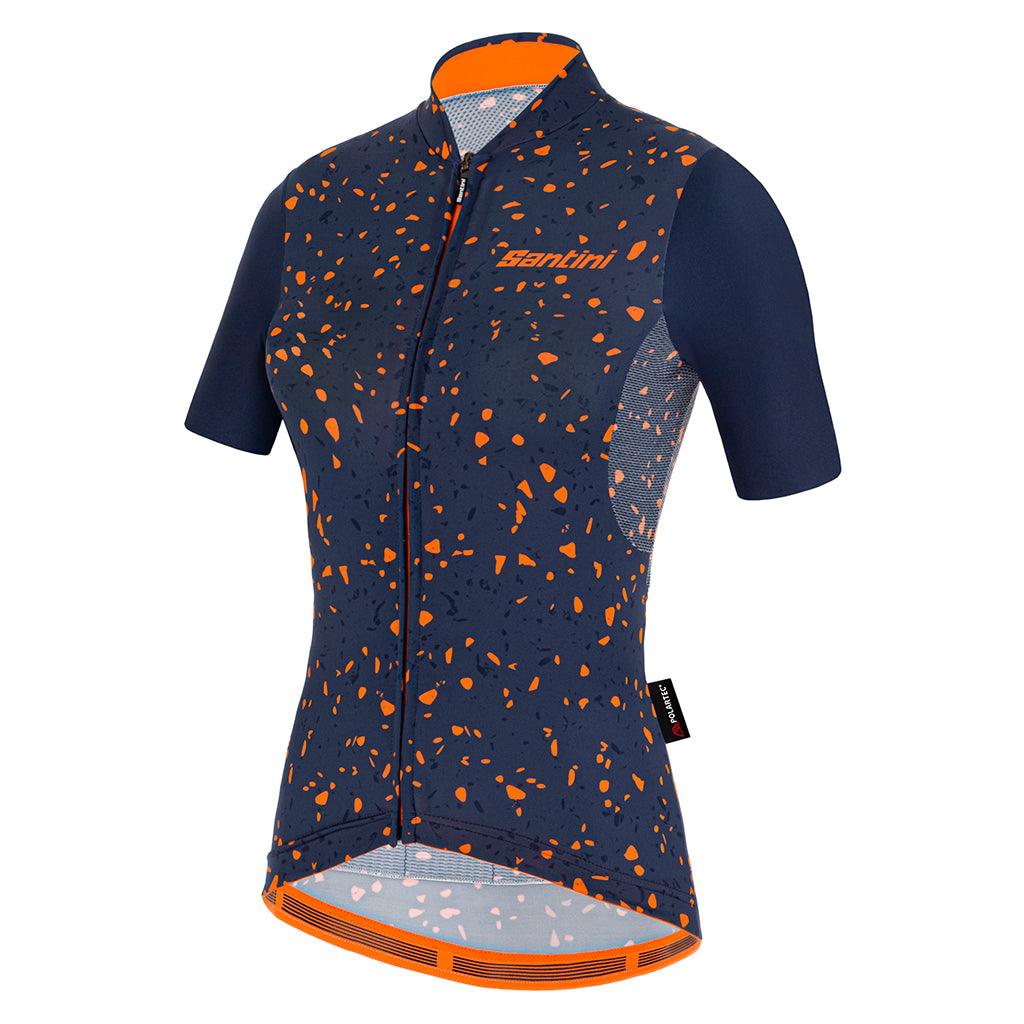 Santini Delta Pietra Women's Cycling Jersey (Nautica Blue) | Cycling Gears Hub