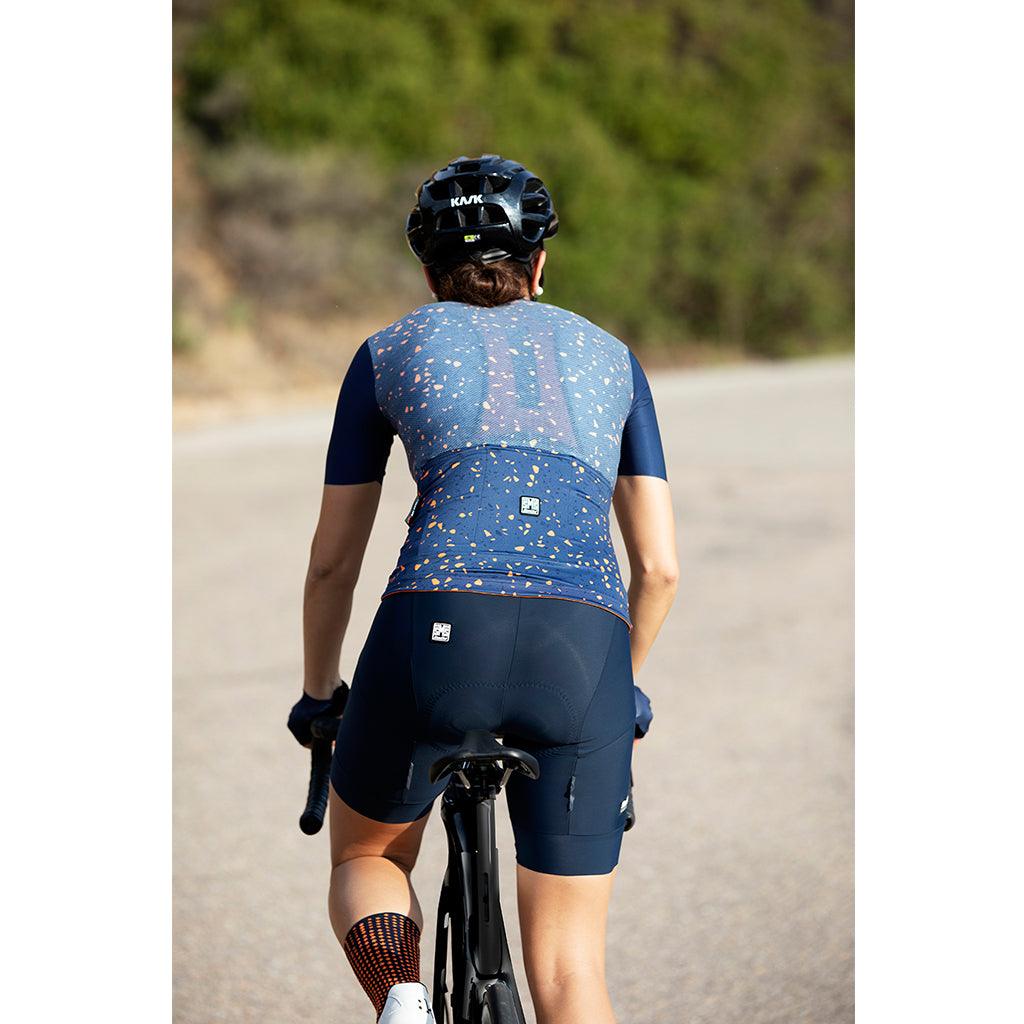 Santini Delta Pietra Women's Cycling Jersey (Nautica Blue) | Cycling Gears Hub
