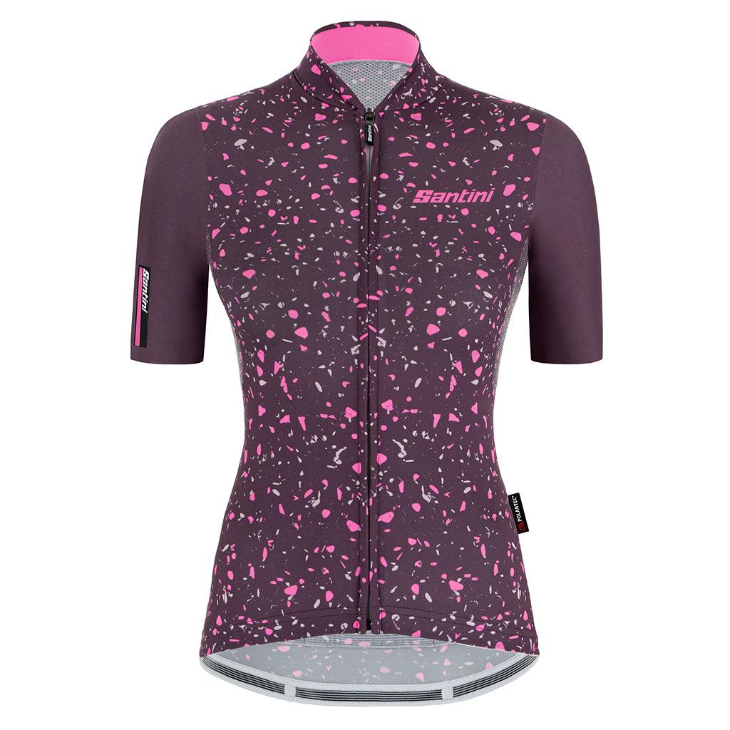 Santini Delta Pietra Women's Cycling Jersey (Vineyard) | Cycling Gears Hub