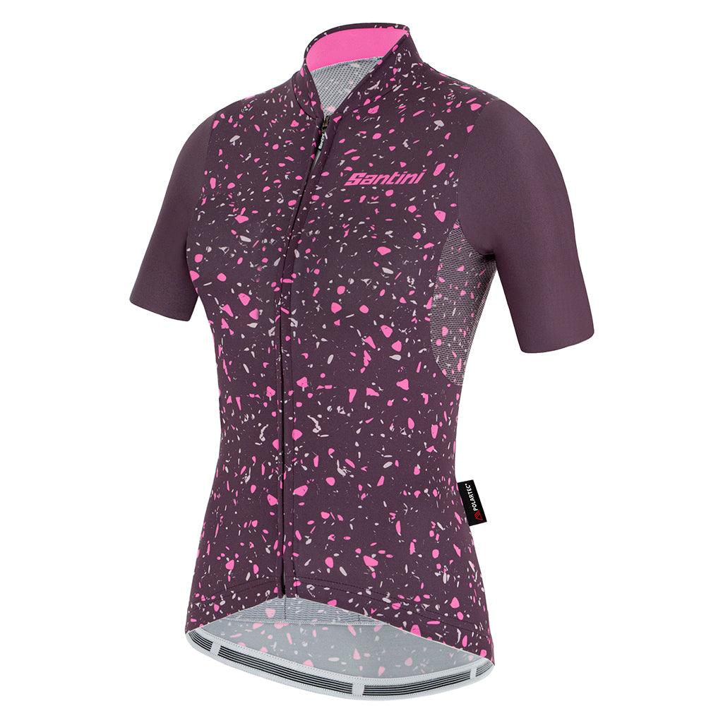Santini Delta Pietra Women's Cycling Jersey (Vineyard) | Cycling Gears Hub