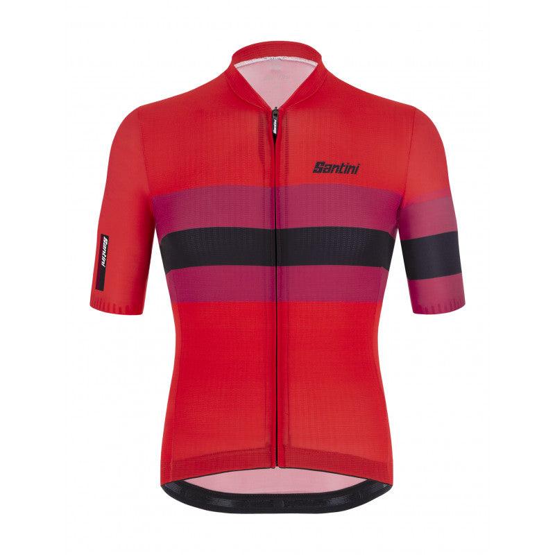 Santini Eco Sleek Bengal Men's Cycling Jersey (Orange) | Cycling Gears Hub