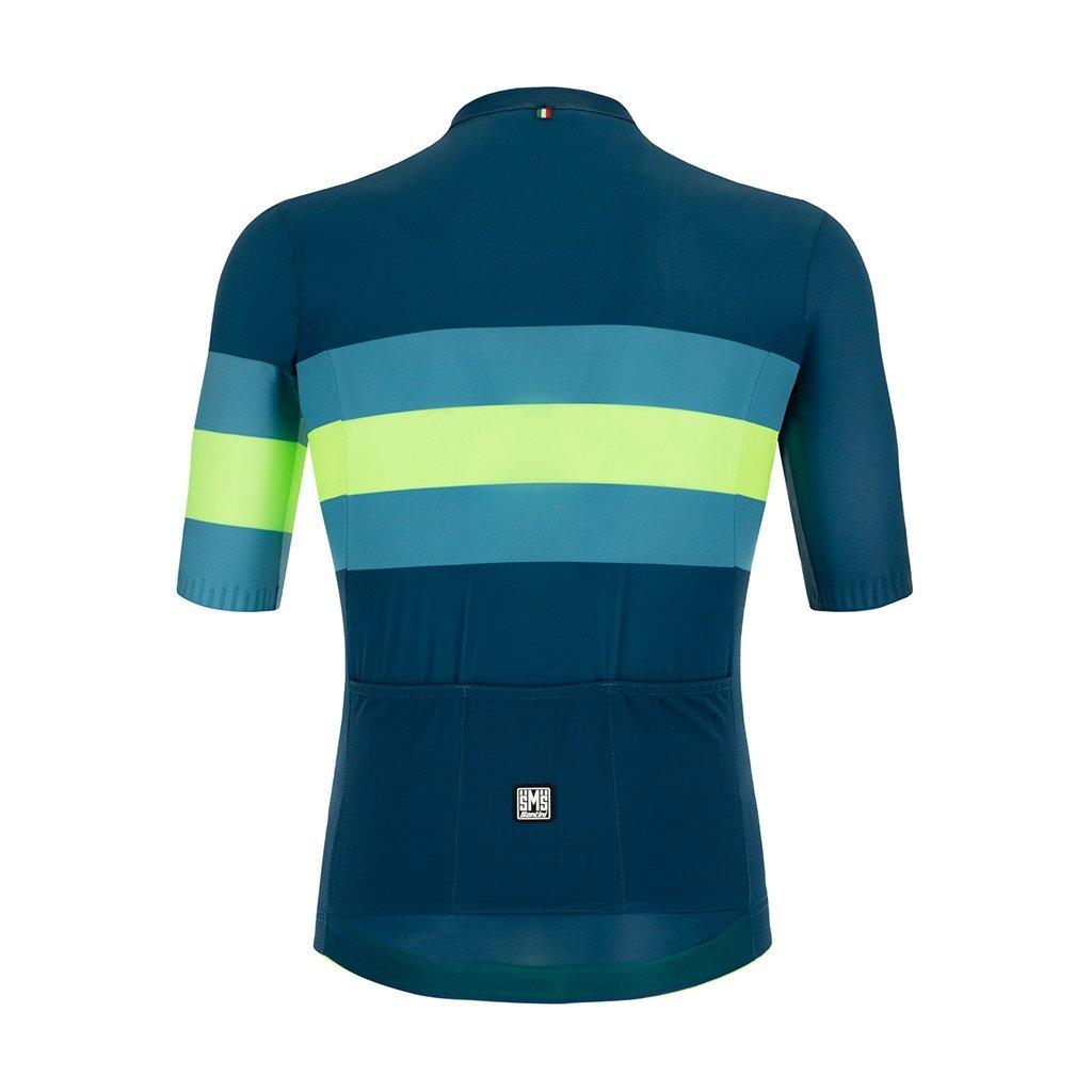 Santini Eco Sleek Bengal Mens Cycling Jersey (Green) | Cycling Gears Hub