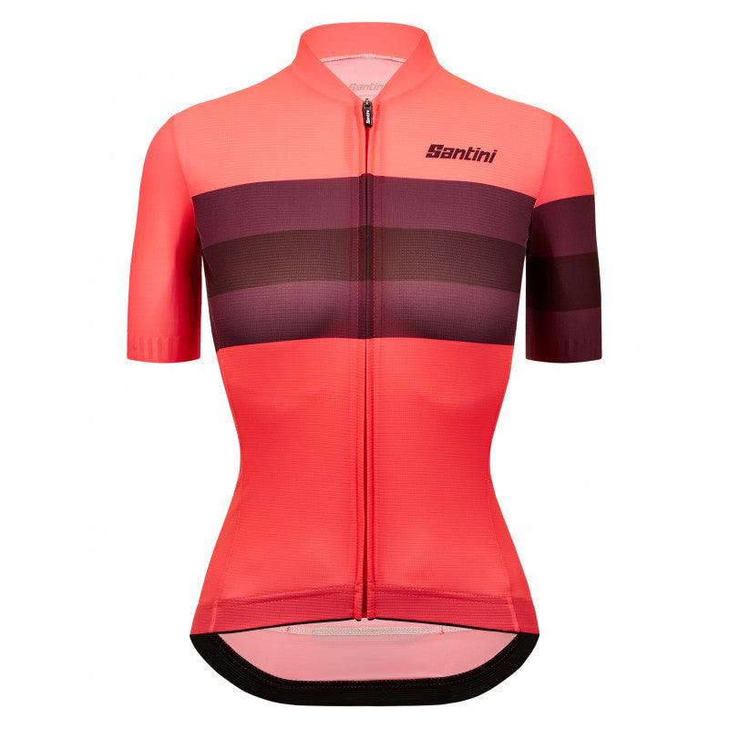 Santini Ecosleek Bengal Women's Cycling Jersey (Granatina) | Cycling Gears Hub