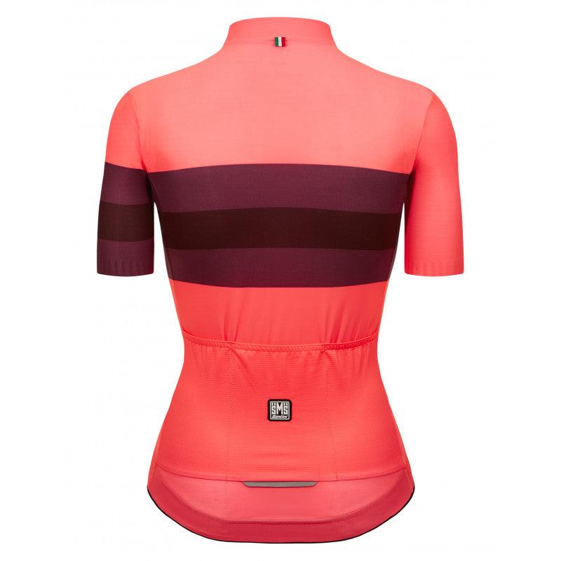 Santini Ecosleek Bengal Women's Cycling Jersey (Granatina) | Cycling Gears Hub