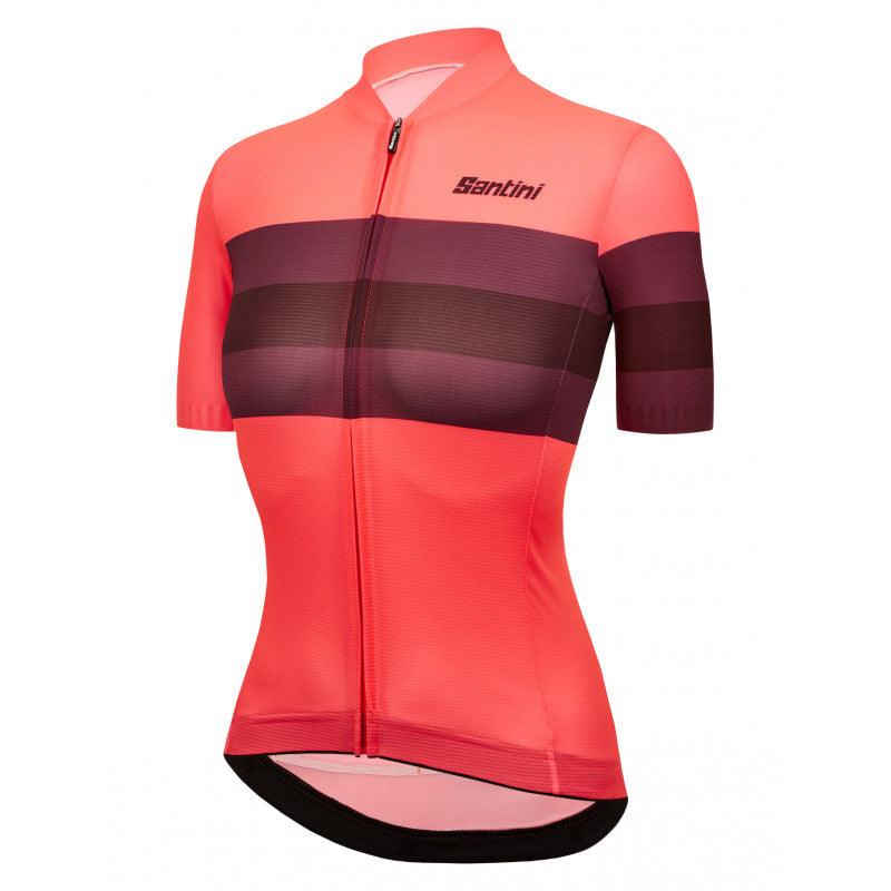 Santini Ecosleek Bengal Women's Cycling Jersey (Granatina) | Cycling Gears Hub