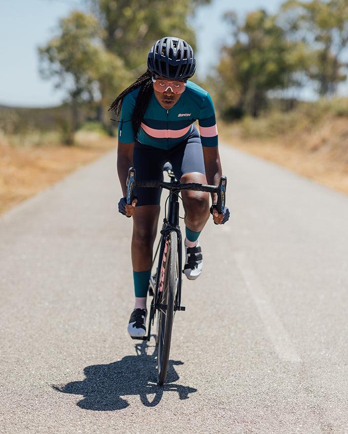 Santini Ecosleek Bengal Women's Cycling Jersey (Granatina) | Cycling Gears Hub