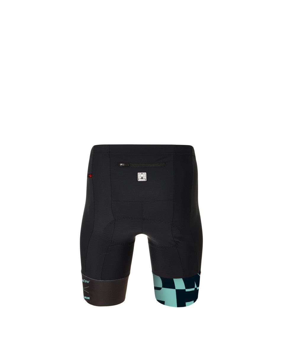 Santini Enigma Men's Triathlon Shorts (Aqua) | Cycling Gears Hub