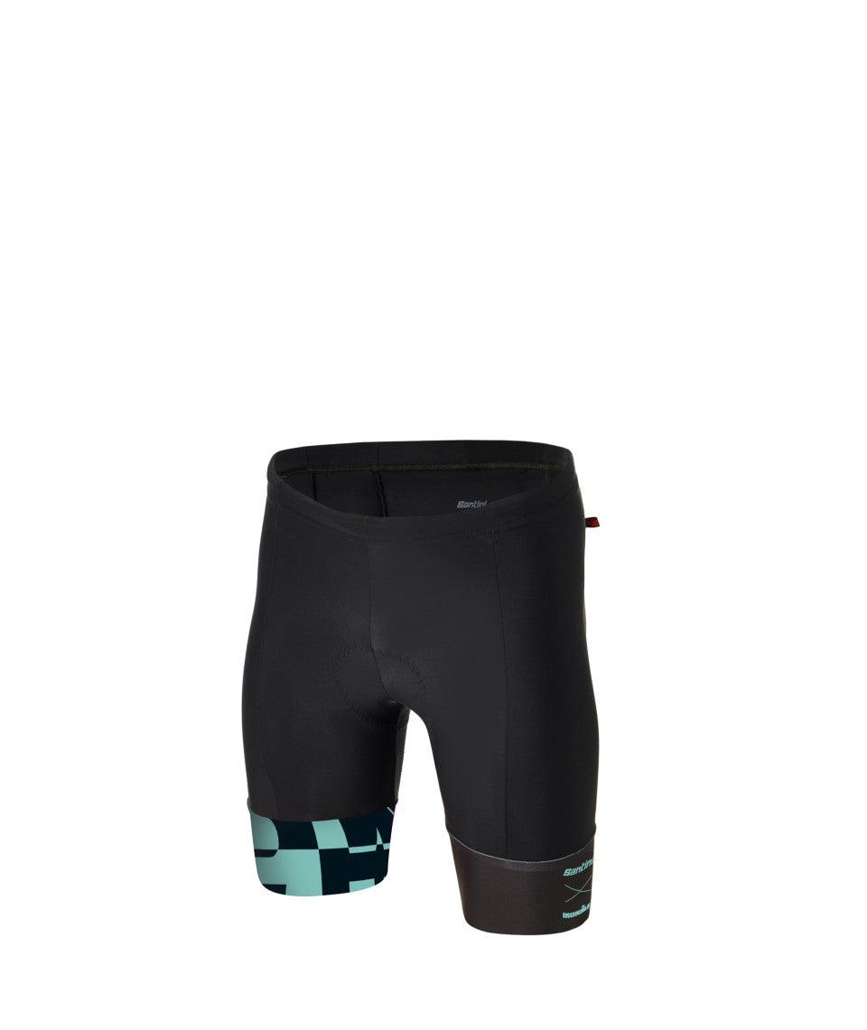 Santini Enigma Men's Triathlon Shorts (Aqua) | Cycling Gears Hub