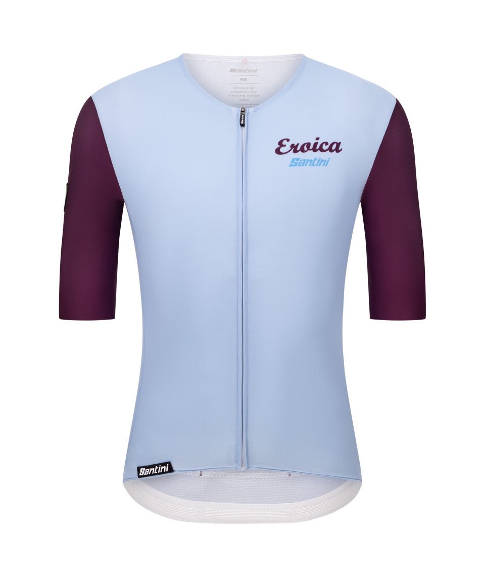Santini Eroica Borgo Unisex Cycling Jersey (Blue) | Cycling Gears Hub - Cycling Gears Hub