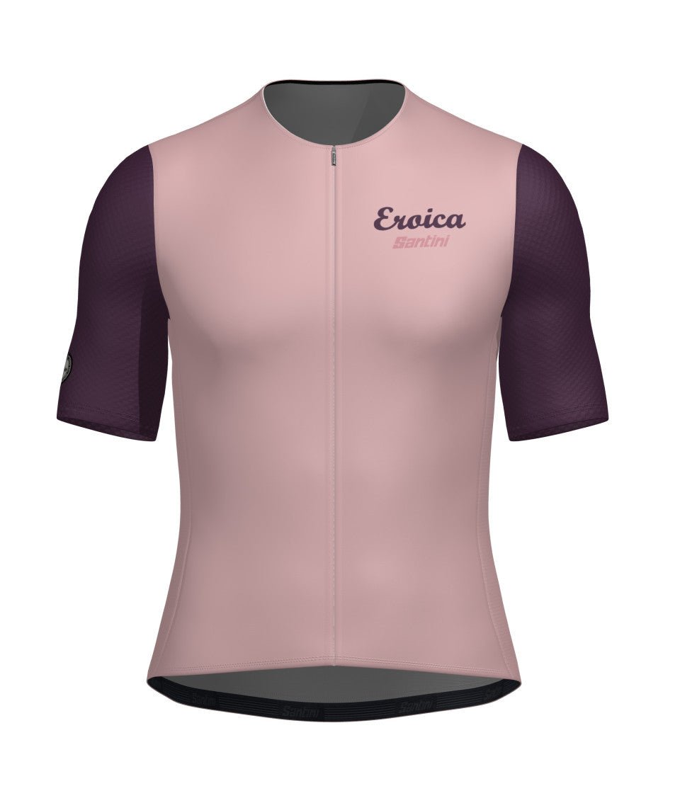 Santini Eroica Borgo Unisex Cycling Jersey (Pink) | Cycling Gears Hub - Cycling Gears Hub