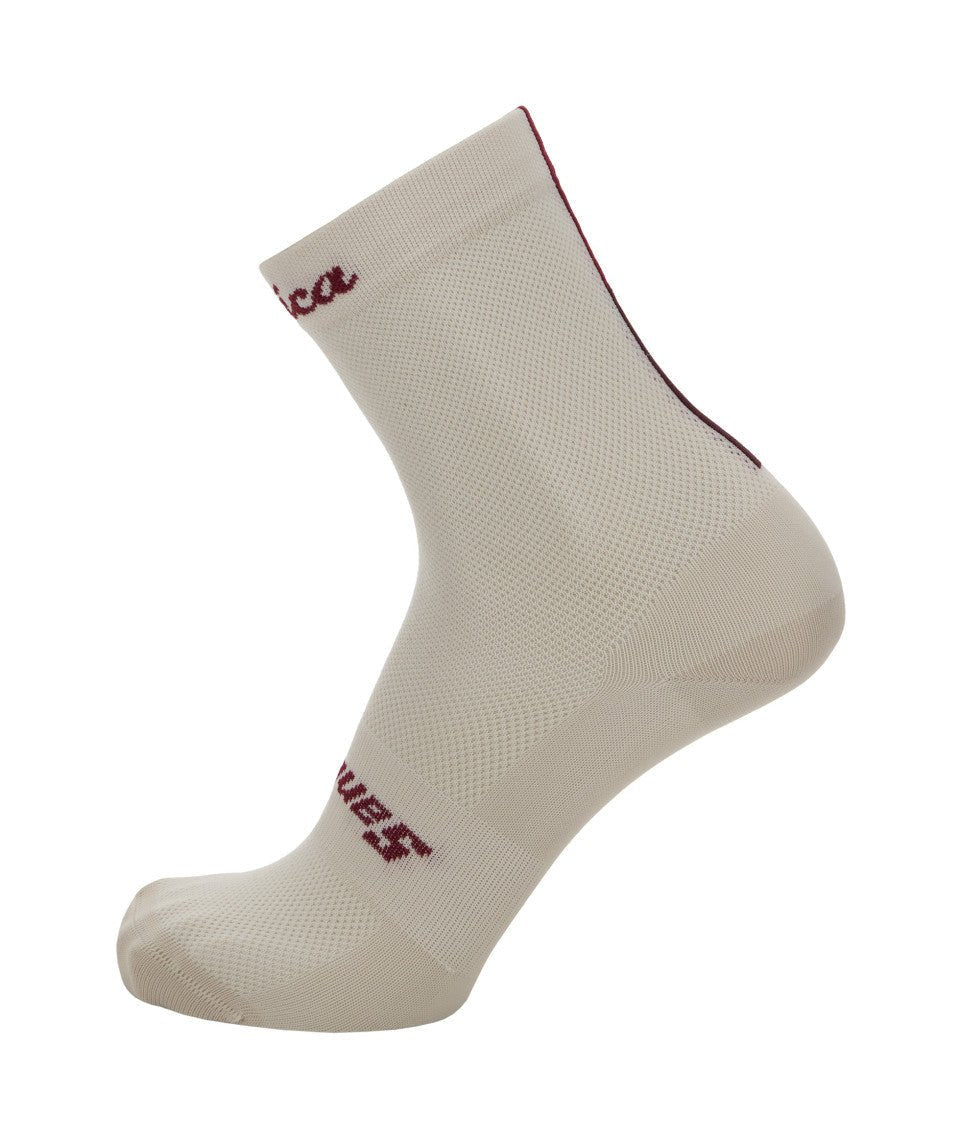Santini Eroica Quiete Unisex Cycling Socks (Cappuccino) | Cycling Gears Hub - Cycling Gears Hub