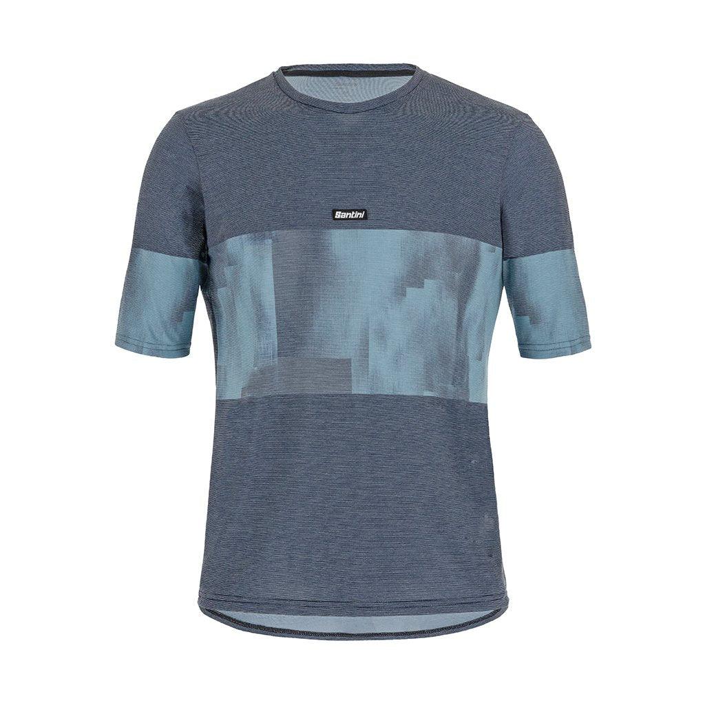 Santini Forza Training T-shirt (Nautica Blue) | Cycling Gears Hub - Cycling Gears Hub