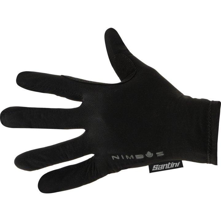 Santini Gaurd Nimbus Unisex Cycling Gloves (Black) | Cycling Gears Hub - Cycling Gears Hub