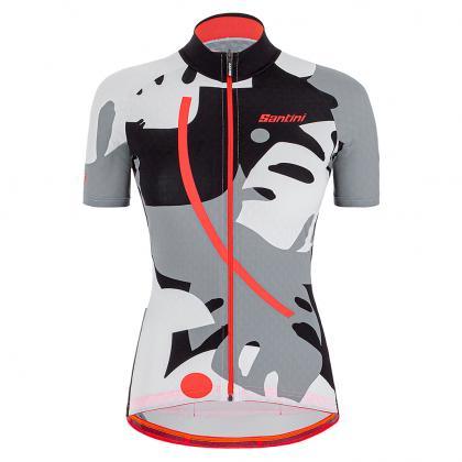 Santini Giada Maui Women's Cycling Jersey (Black) | Cycling Gears Hub