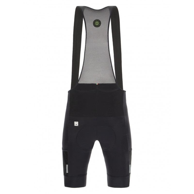 Santini Gravel Mens Cycling Bibshort (Black) | Cycling Gears Hub