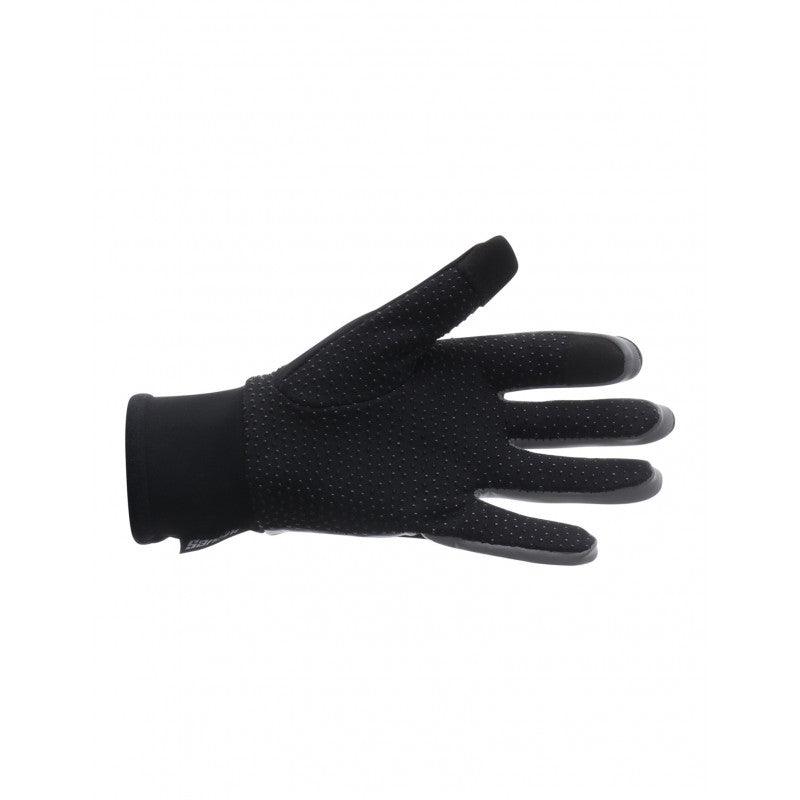 Santini H20 Vega Unisex Cycling Gloves (Black) | Cycling Gears Hub