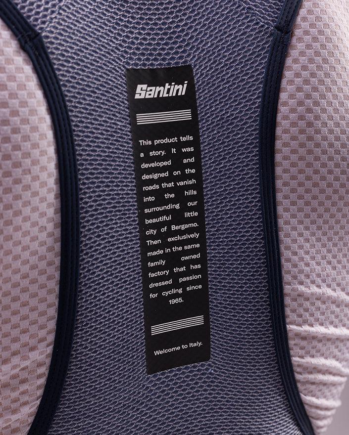 Santini Karma Bengal Mens Cycling Bibshort (Grey) | Cycling Gears Hub