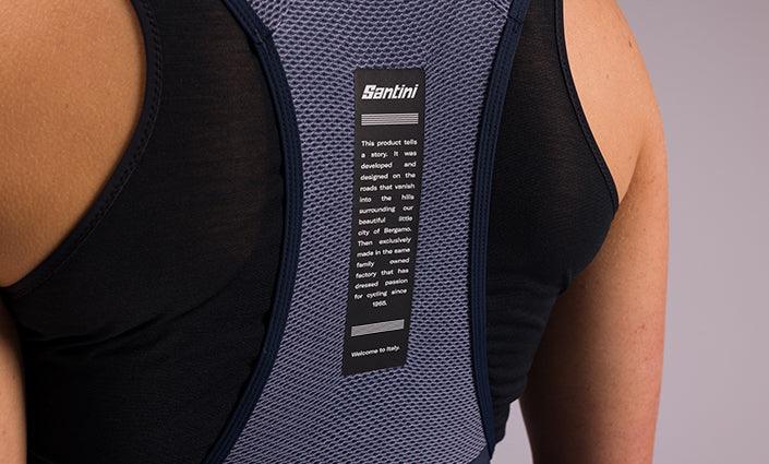 Santini Karma Bengal Women's Cycling Bibshort (Grey) | Cycling Gears Hub