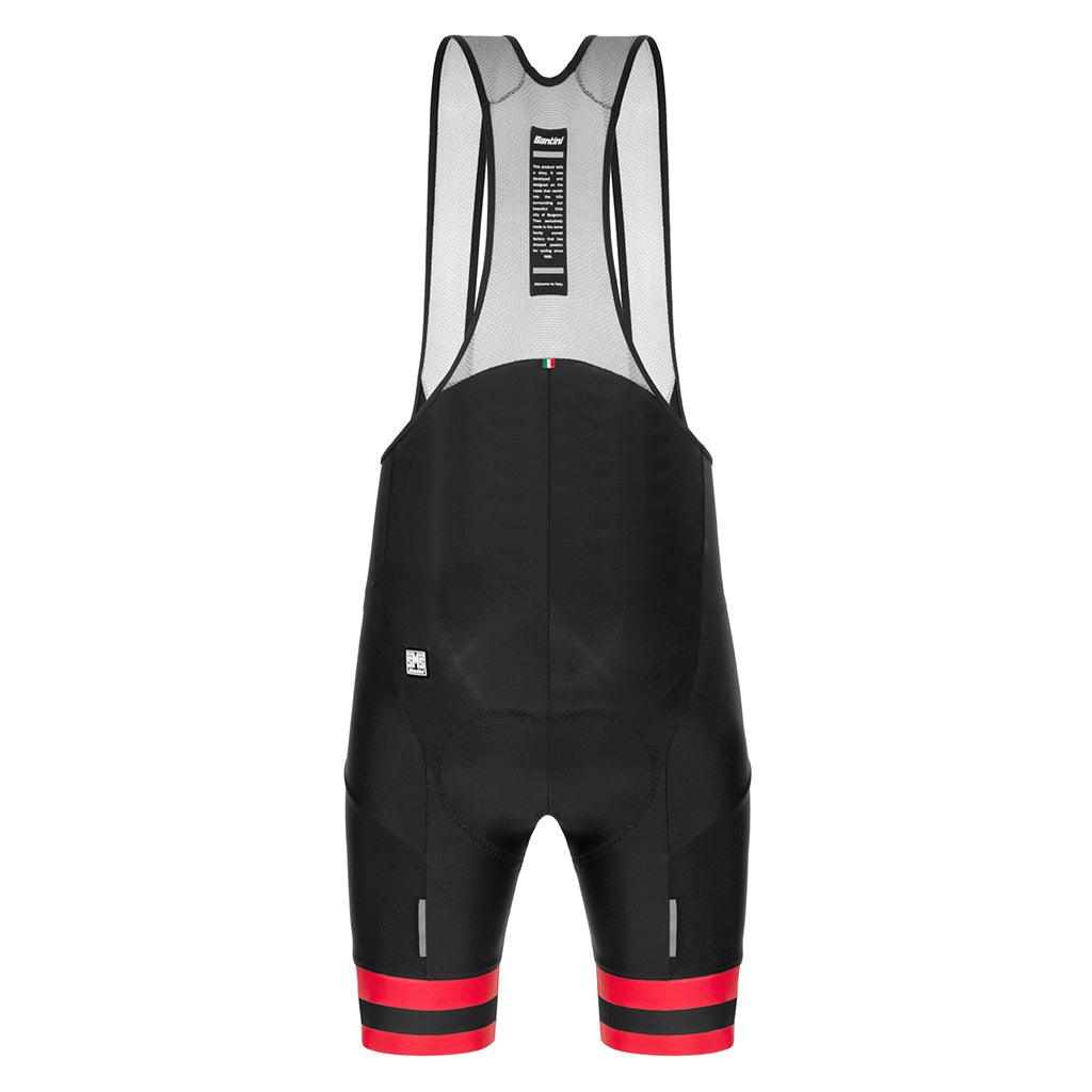 Santini Karma Kinetic Mens Cycling Bibshorts (Black) | Cycling Gears Hub