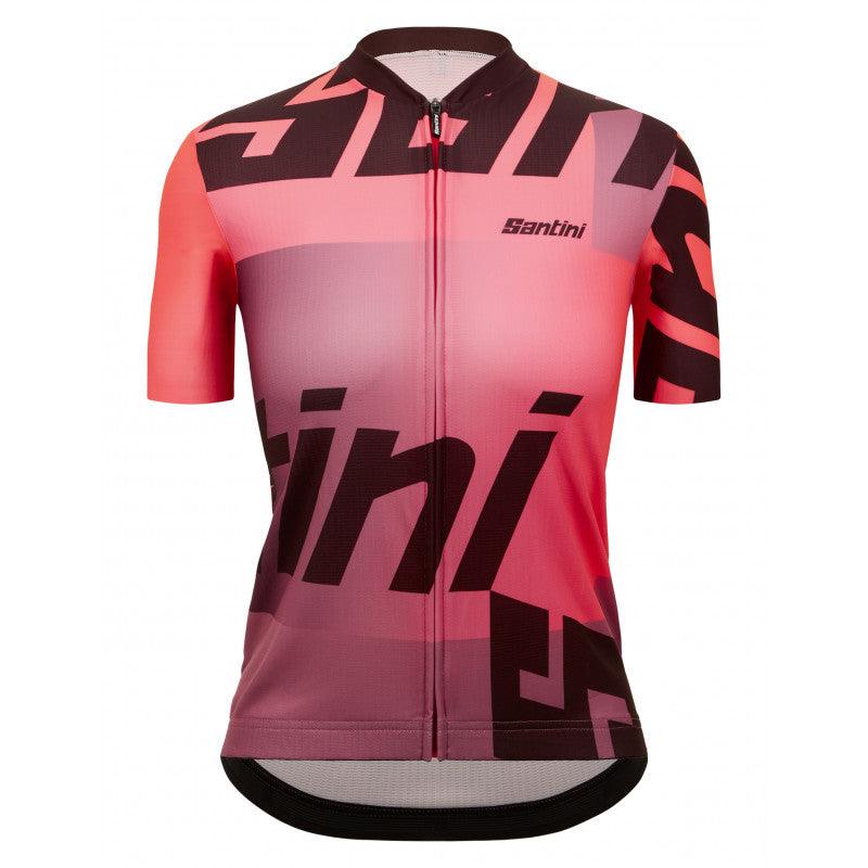 Santini Karma Logo Women's Cycling Jersey (Granatina) | Cycling Gears Hub