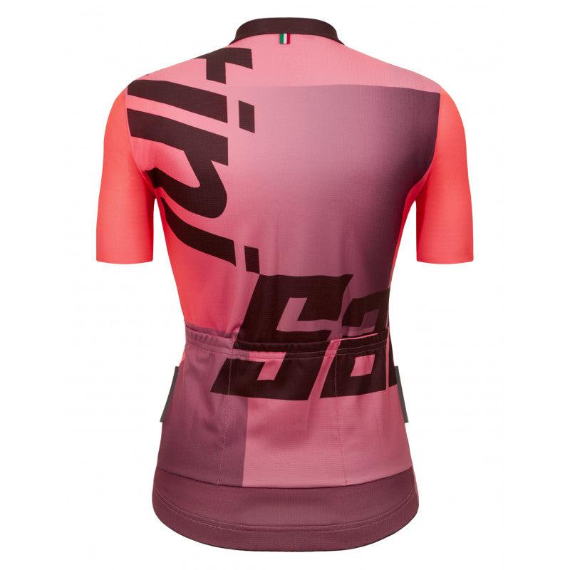 Santini Karma Logo Women's Cycling Jersey (Granatina) | Cycling Gears Hub