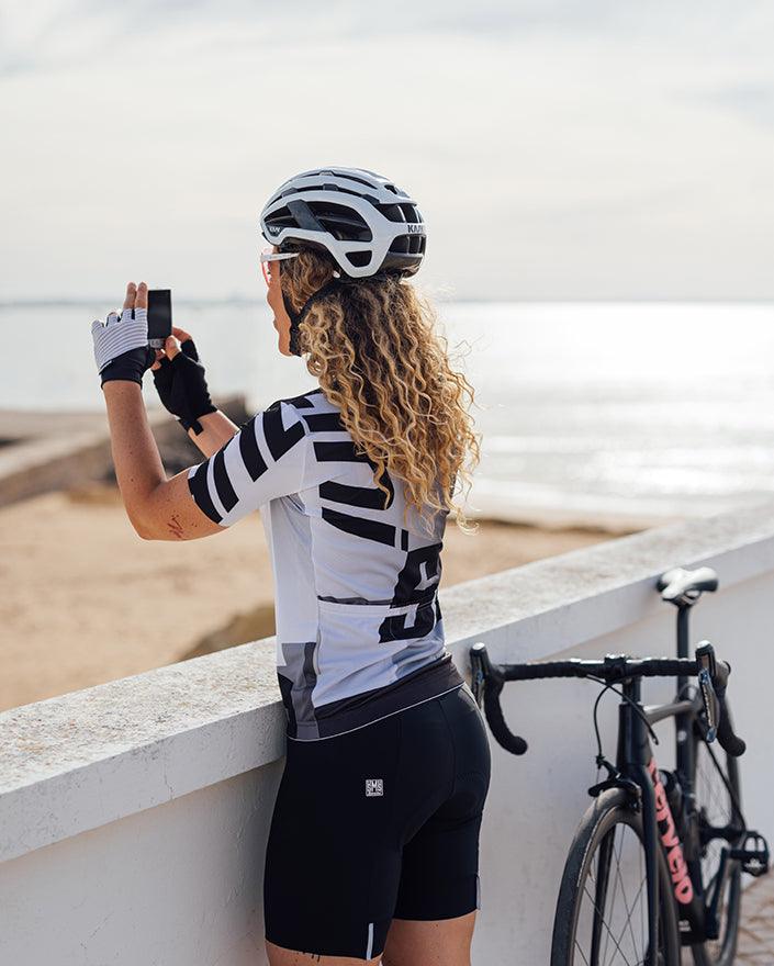 Santini Karma Logo Women's Cycling Jersey (Granatina) | Cycling Gears Hub