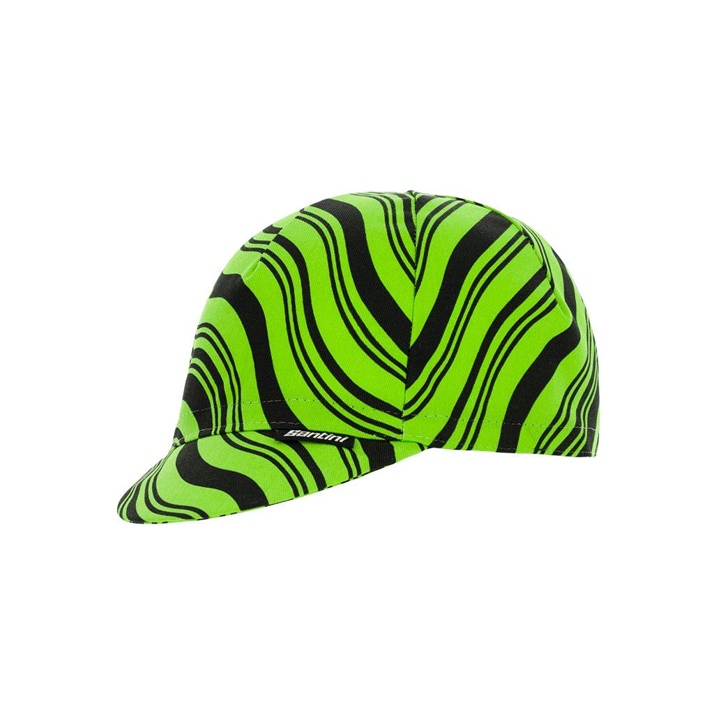 Santini Kinetic Cycling Cap (Fluo Green) | Cycling Gears Hub