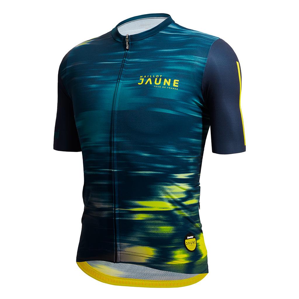 Santini Le Maillot Jaune Espirit Mens Cycling Jersey (Print) | Cycling Gears Hub