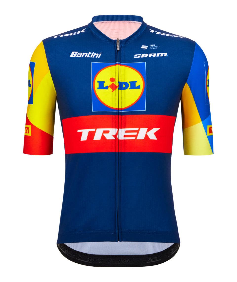 Santini Lidl Trek Men's Cycling Jersey (Marine Blue) | Cycling Gears Hub
