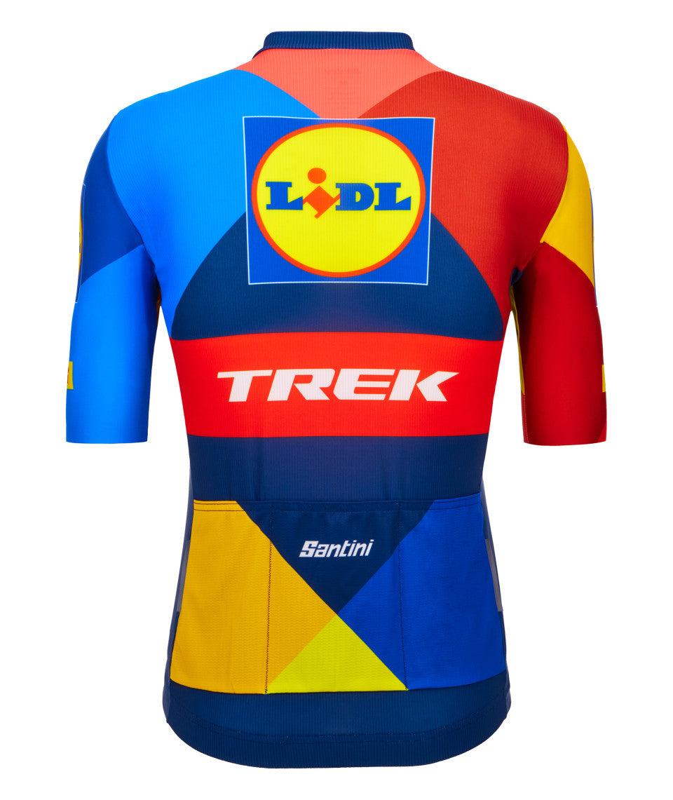Santini Lidl Trek Men's Cycling Jersey (Marine Blue) | Cycling Gears Hub